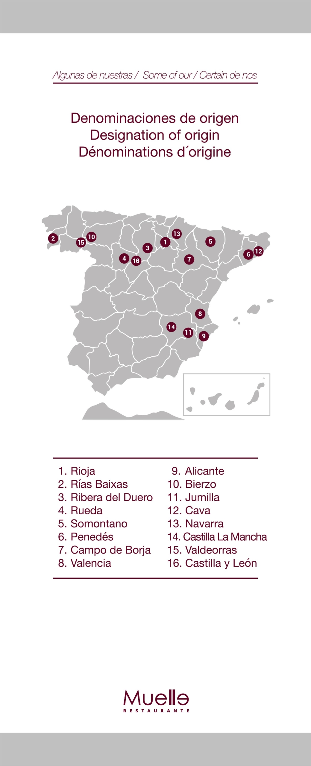 carta de vinos el muelle